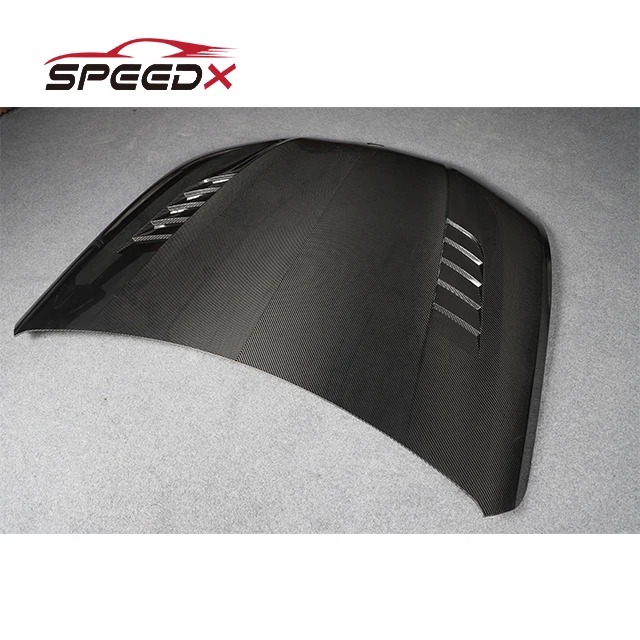 For  M8 Dry Carbon Fiber YG Hood Body Kit  M8 Upgrade YG Dry Carbon Vented Hood